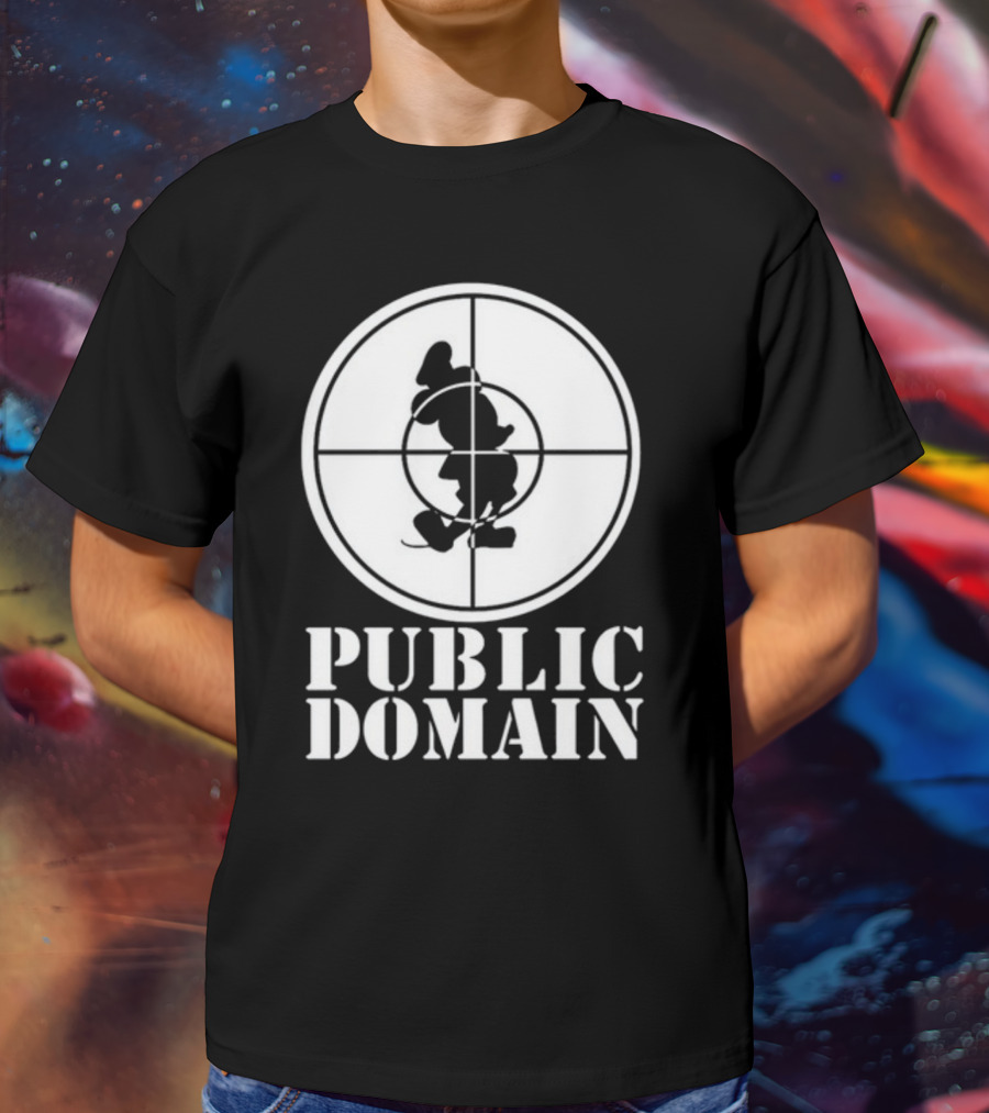 Public Domain Mickey Mouse Target T-Shirt
