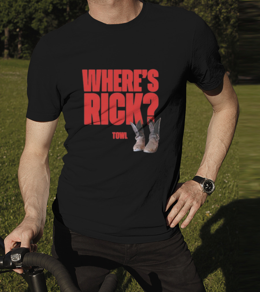 The Walking Dead Where's Rick Boots Towl T-Shirt