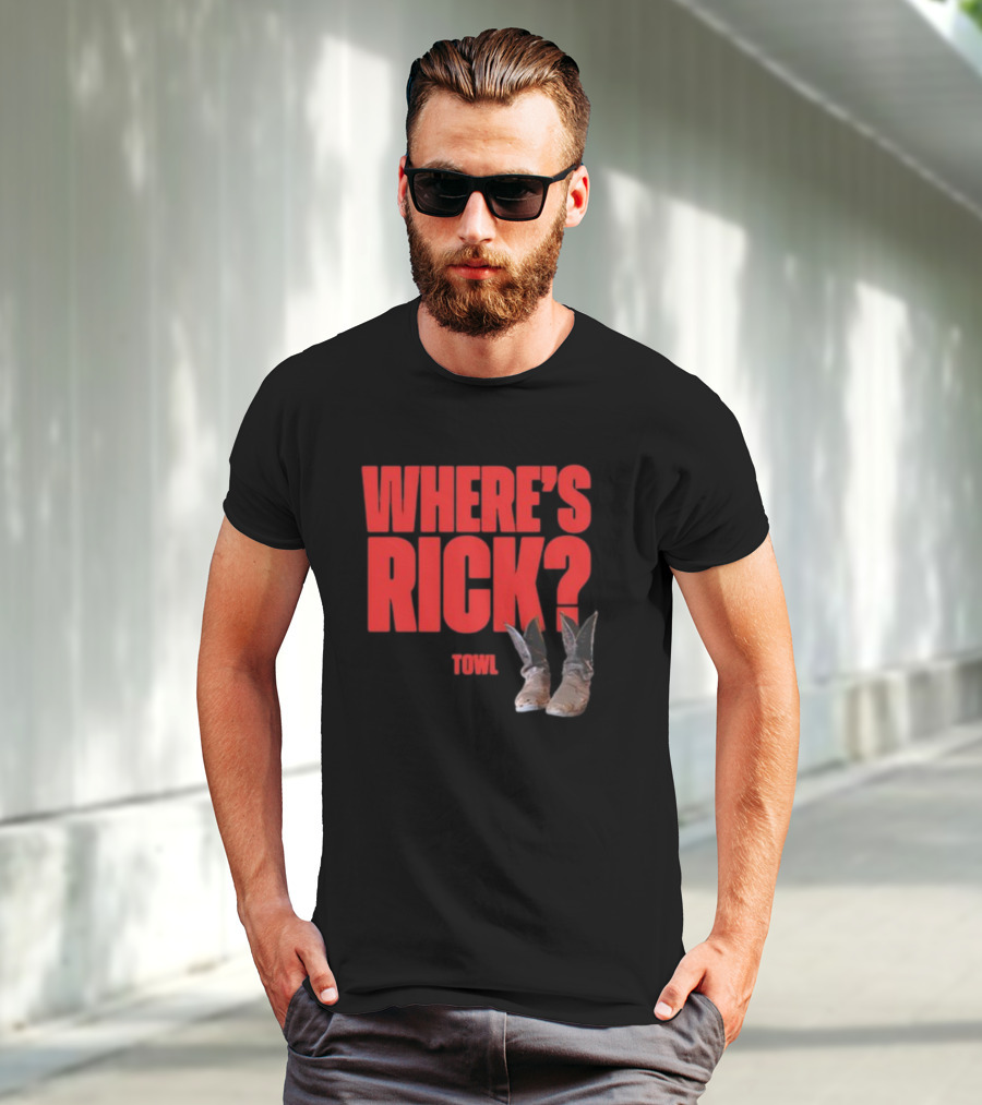 The Walking Dead Where's Rick Boots Towl T-Shirt
