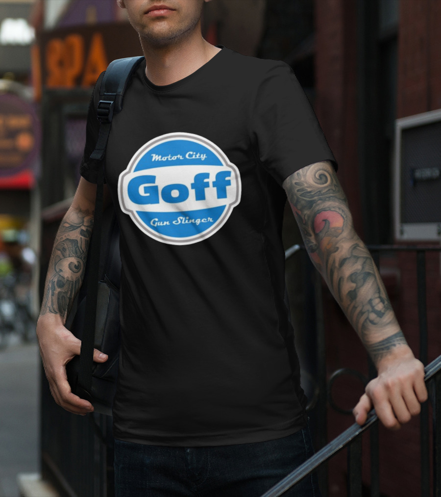 Goff Motor City Gun Slinger T-Shirt