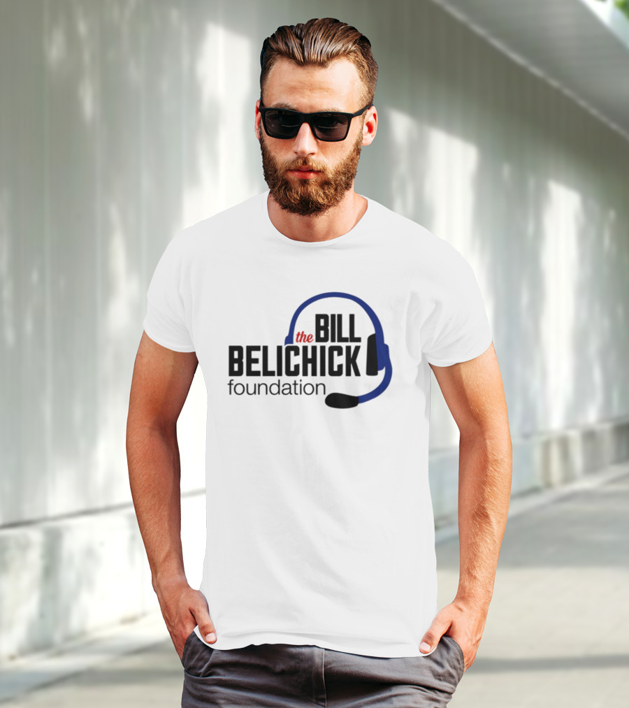 The Bill Belichick Foundation Headset T-Shirt