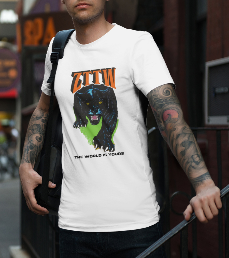 ZTTW The World Is Yours Black Panther T-Shirt