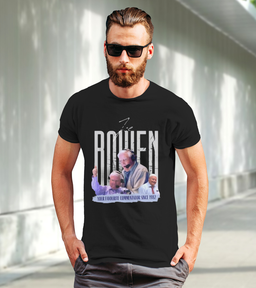 Joe Bowen Your Favourite Commentator Since 1982 Bowenjellythreads T-Shirt