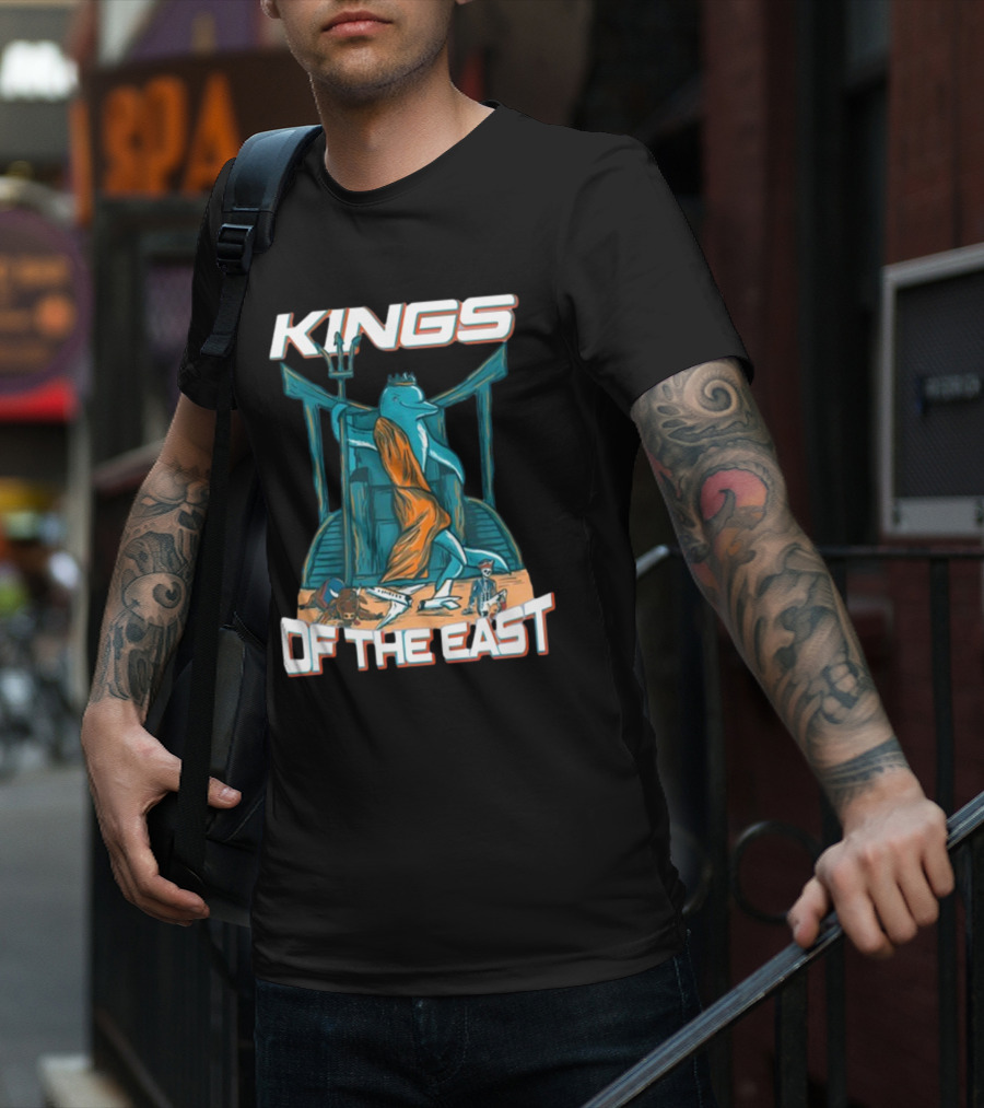 Nickysmokess Miami Dolphins Kings Of The East T-Shirt