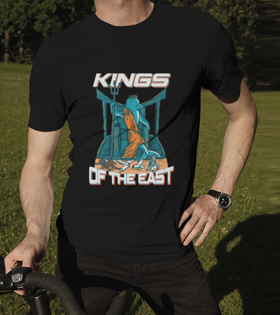 Nickysmokess Miami Dolphins Kings Of The East T-Shirt