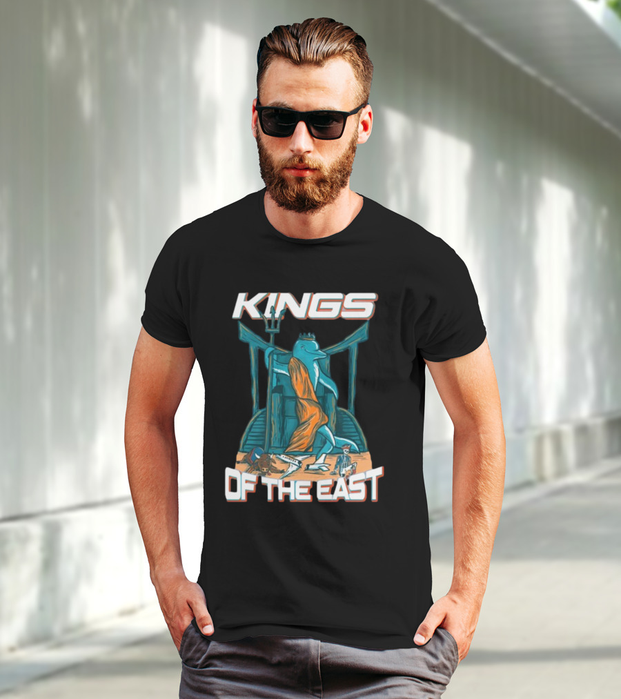 Nickysmokess Miami Dolphins Kings Of The East T-Shirt