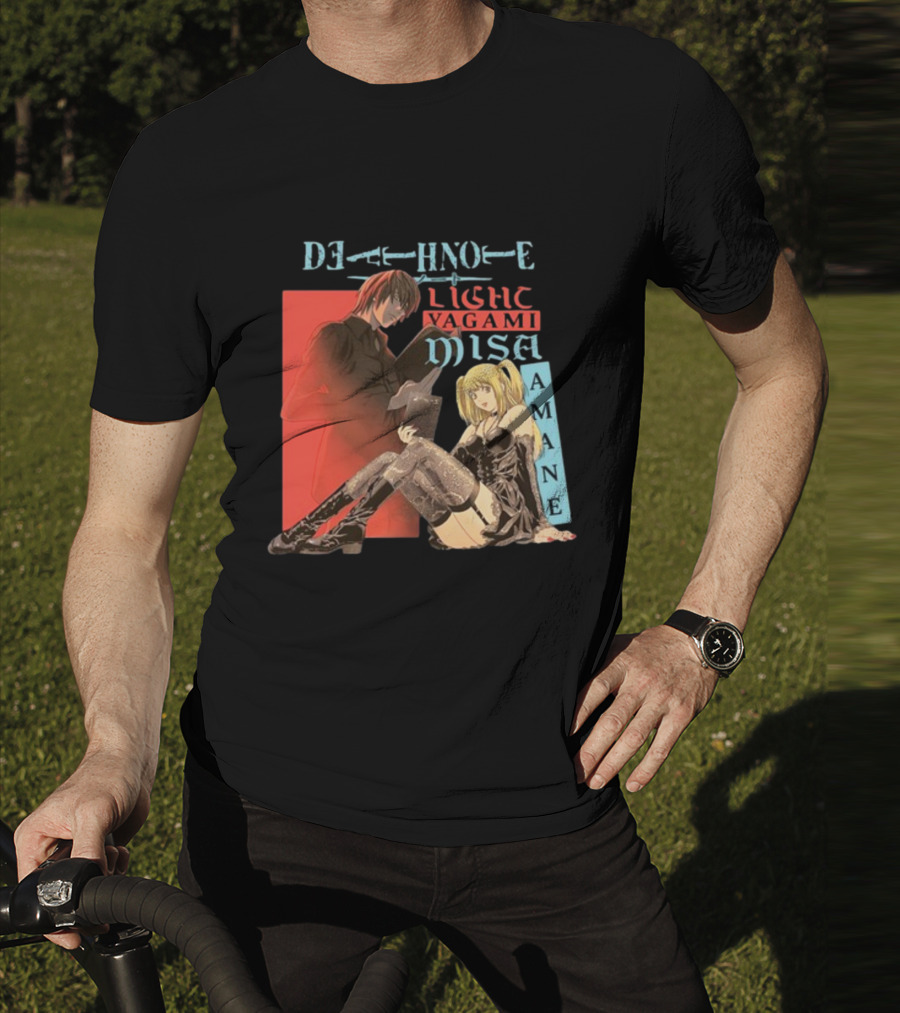 Death Note Light Yagami Misa Amane T-Shirt