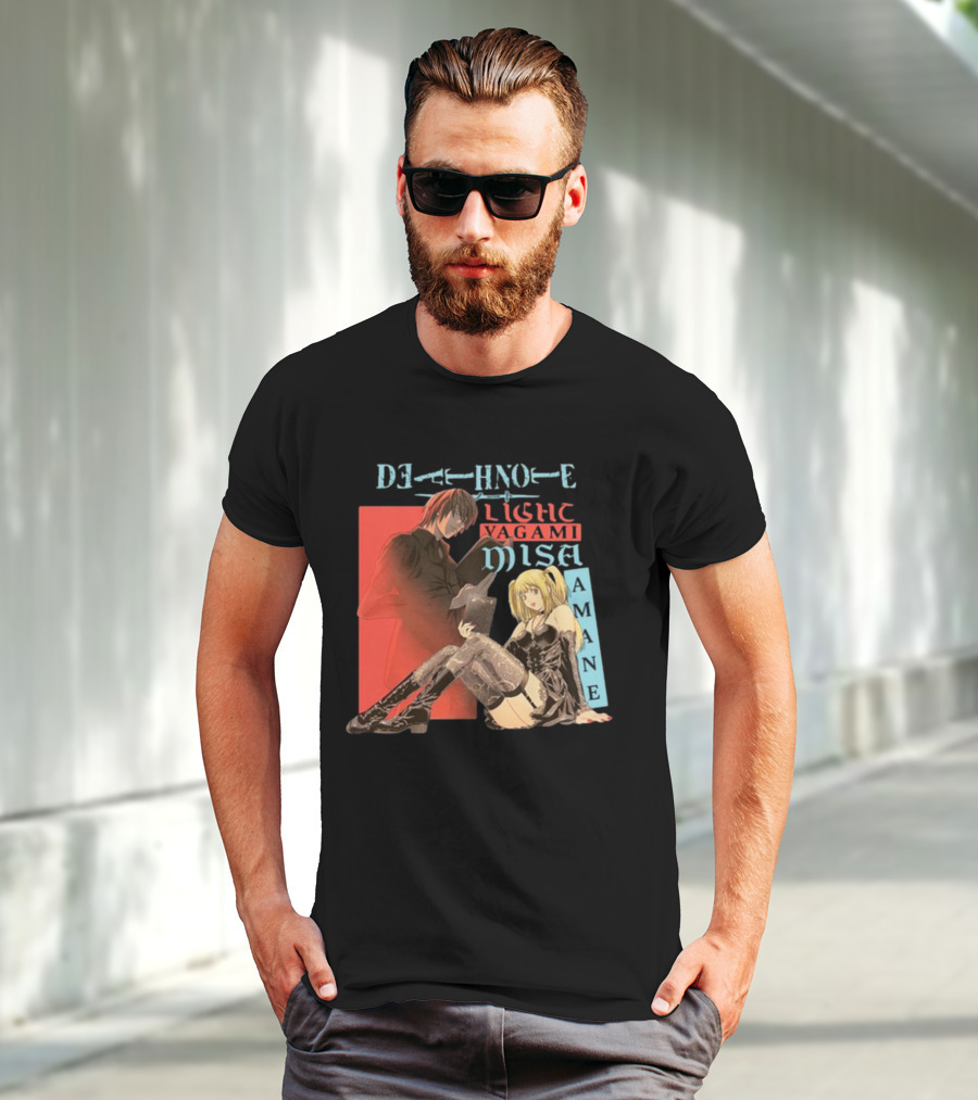 Death Note Light Yagami Misa Amane T-Shirt