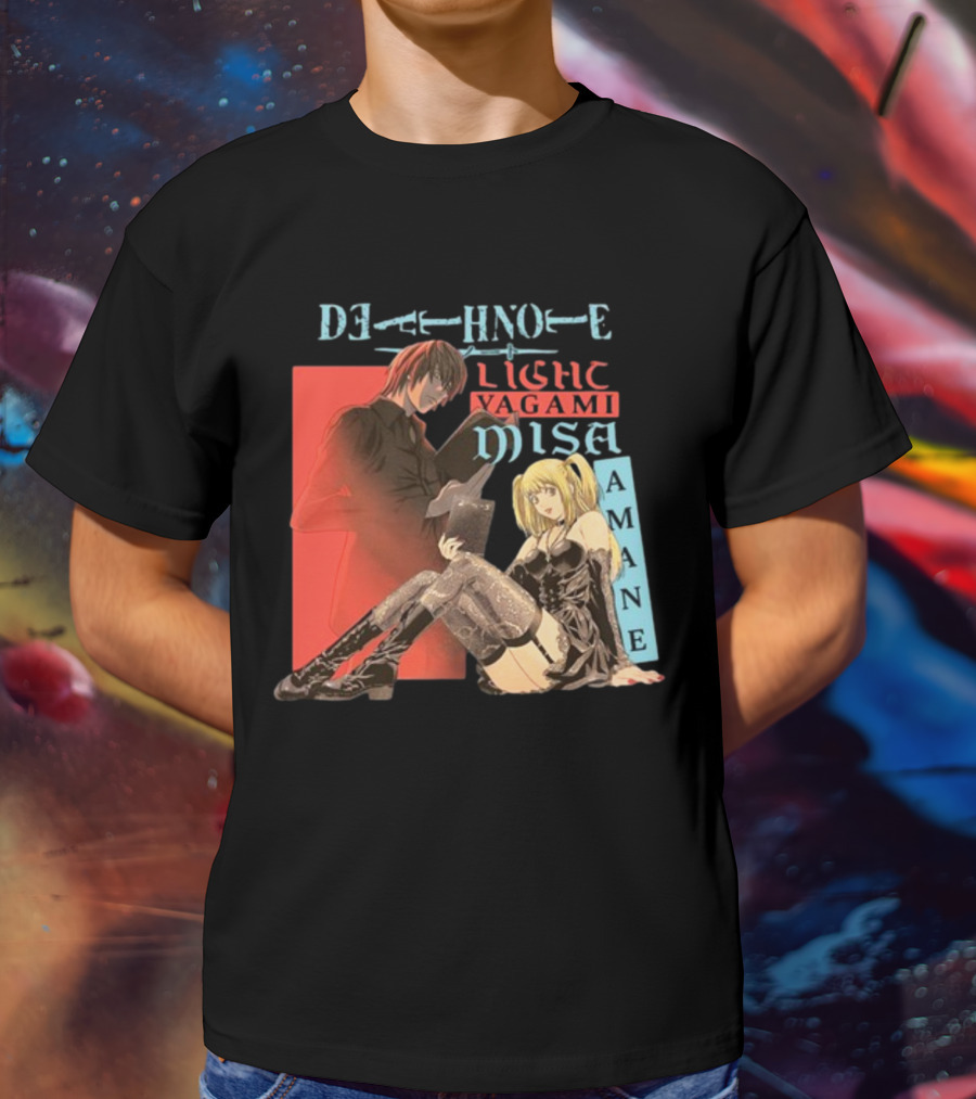 Death Note Light Yagami Misa Amane T-Shirt