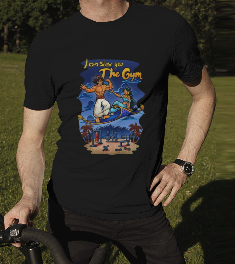 I Can Show You The Gym Flying Carpet Workout Dreams T-Shirt