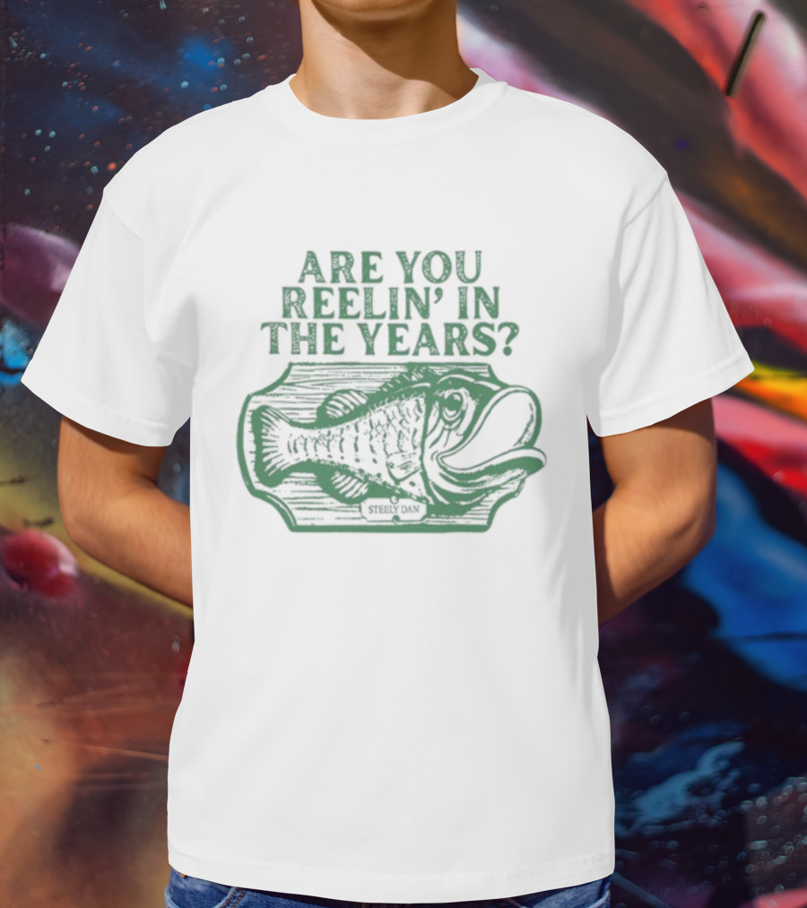 Stereospectralprints Steely Dan Are You Reelin' In The Years Fish T-Shirt
