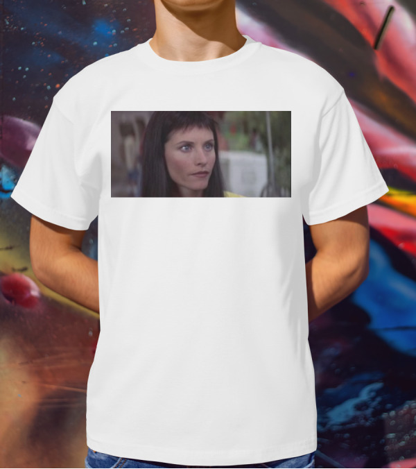 Courteney Cox Scream Movie Character House Party Scene T-Shirt