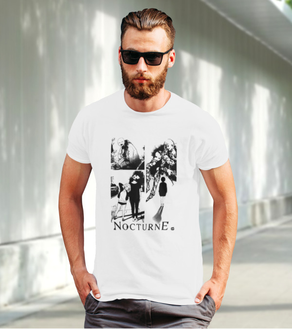 Nocturne Fyyaa123 Mysterious Panels Horror Figures T-Shirt