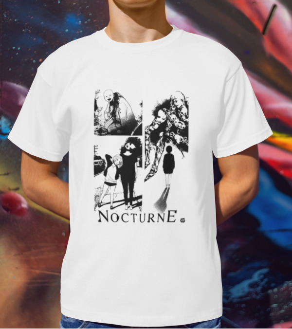 Nocturne Fyyaa123 Mysterious Panels Horror Figures T-Shirt