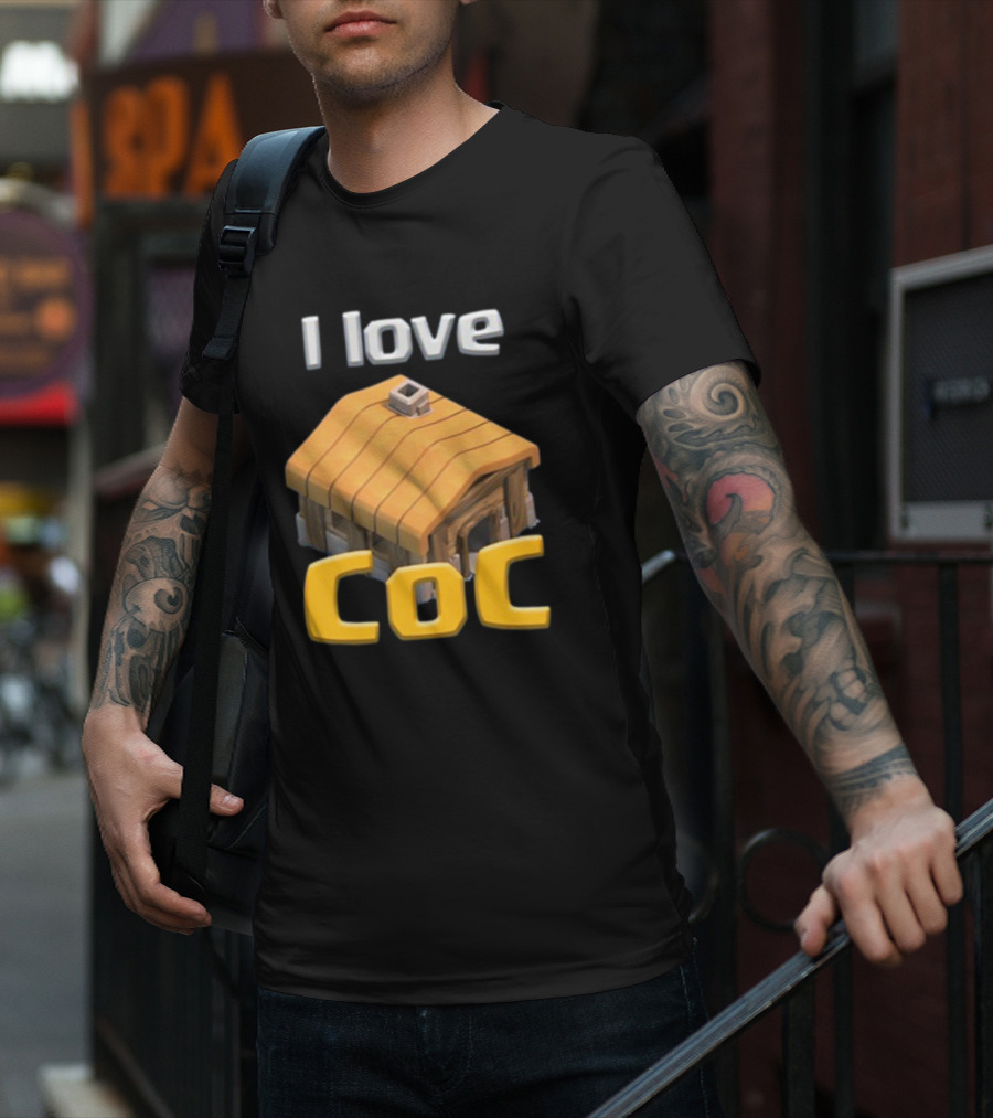 I Love Clash Of Clans Coc T-Shirt