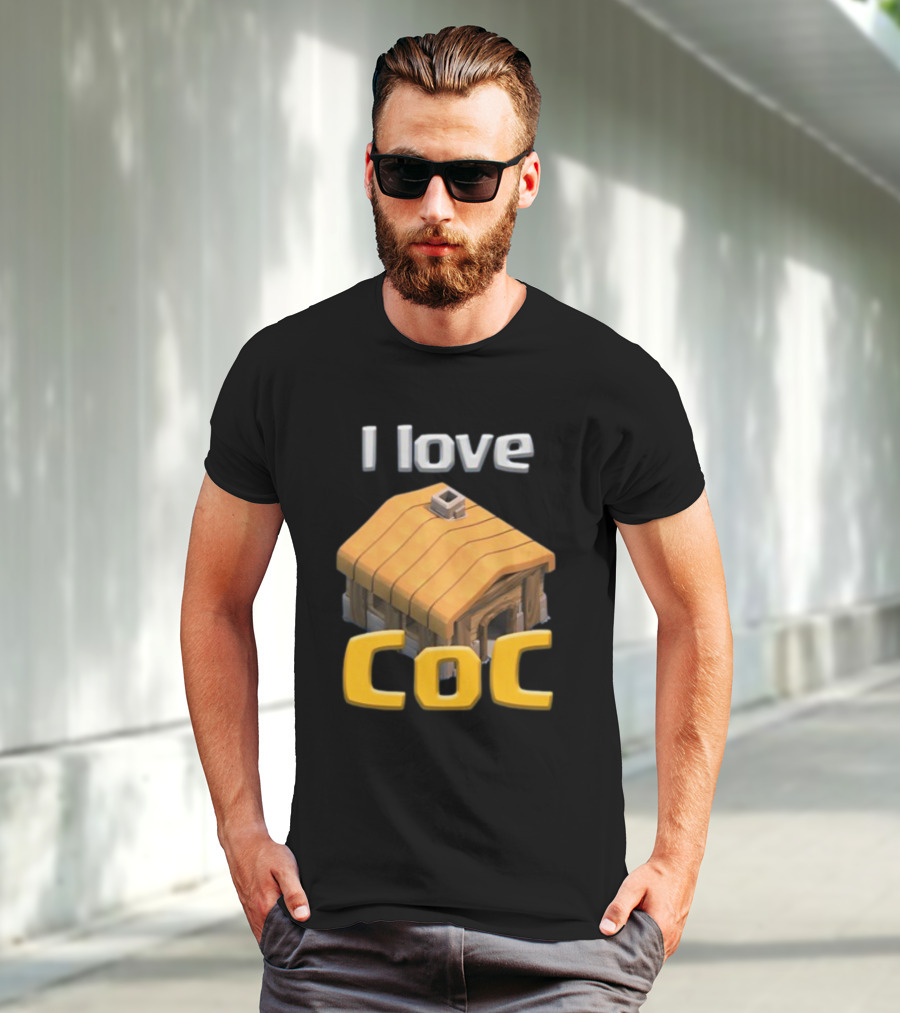I Love Clash Of Clans Coc T-Shirt