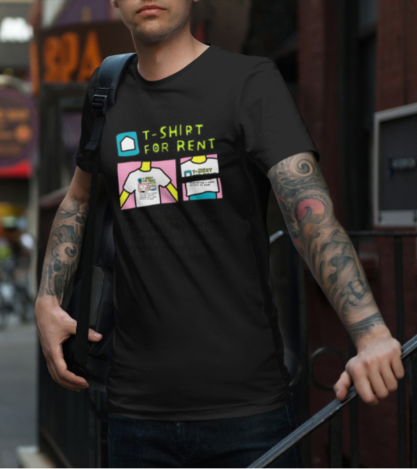 T-Shirt For Rent Detached Two Spacious Sleeves Central Heating Parking For 1 Torso Access To Rear T-Shirt
