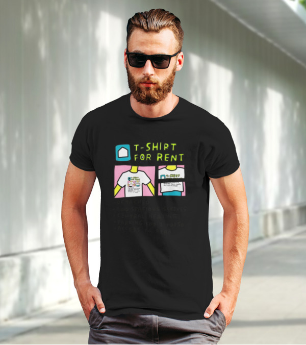 T-Shirt For Rent Detached Two Spacious Sleeves Central Heating Parking For 1 Torso Access To Rear T-Shirt