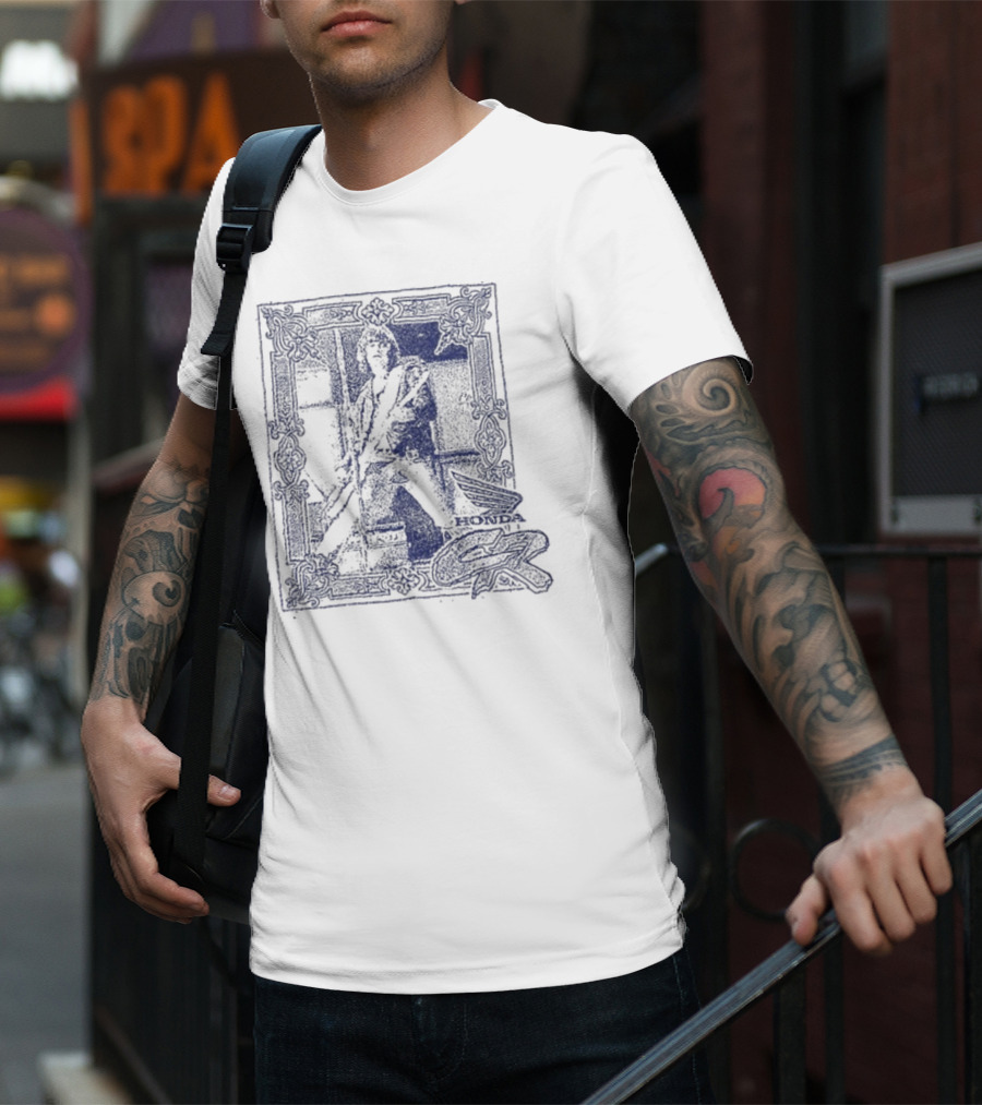 Honda CR Ramone Motorcycle T-Shirt