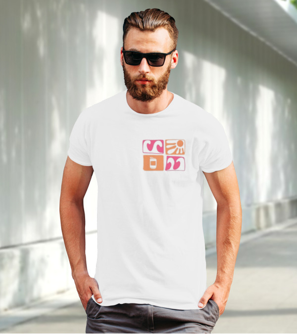Waves And Rays Sun Surf Club Fat Boy T-Shirt