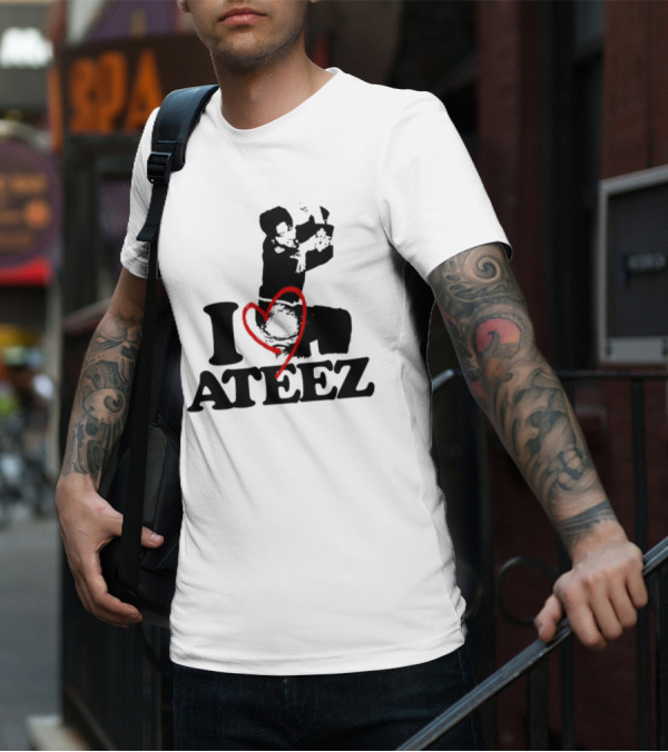Wooyoung Love Ateez I Heart T-Shirt
