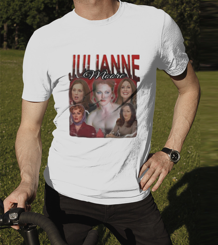 Cravemedia Julianne Moore Multi-Image Collage T-Shirt
