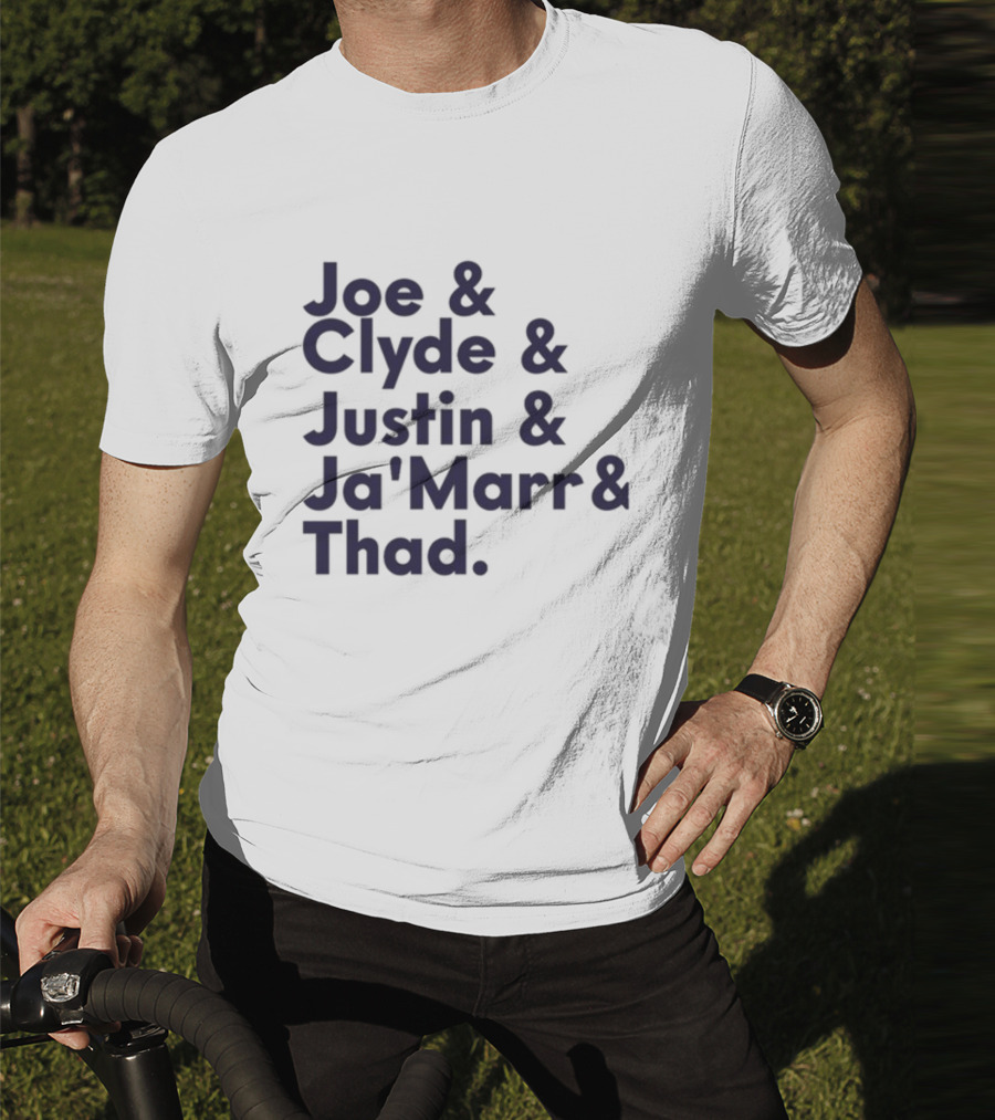 Joe Clyde Justin Ja'Marr Thad Football Legends Bengals NFL T-Shirt