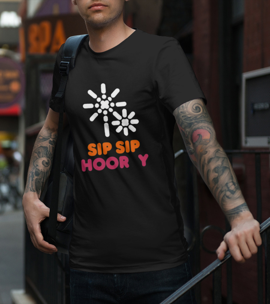 NeoooBs Sip Sip Hooray Y Dunkin' T-Shirt