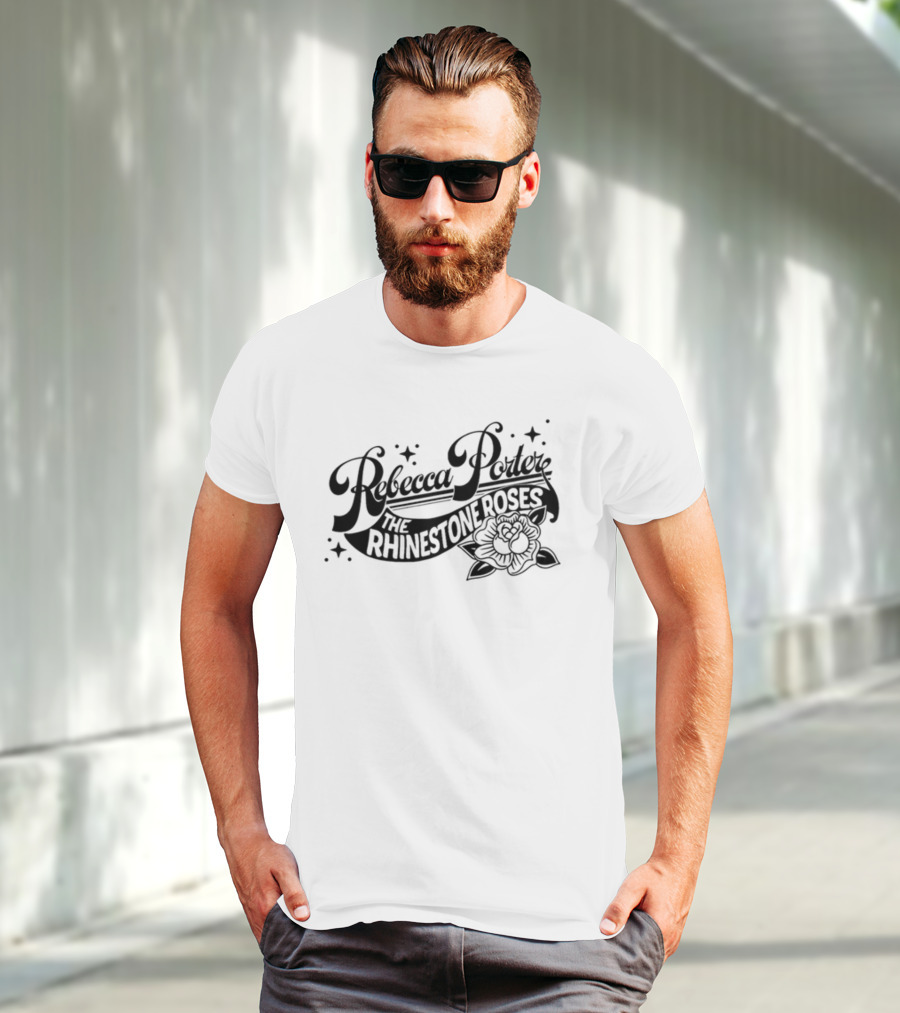 Rebecca Porter And The Rhinestone Roses Vintage Floral T-Shirt