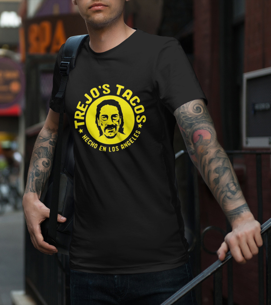 Trejo's Tacos Hecho En Los Angeles Yellow T-Shirt