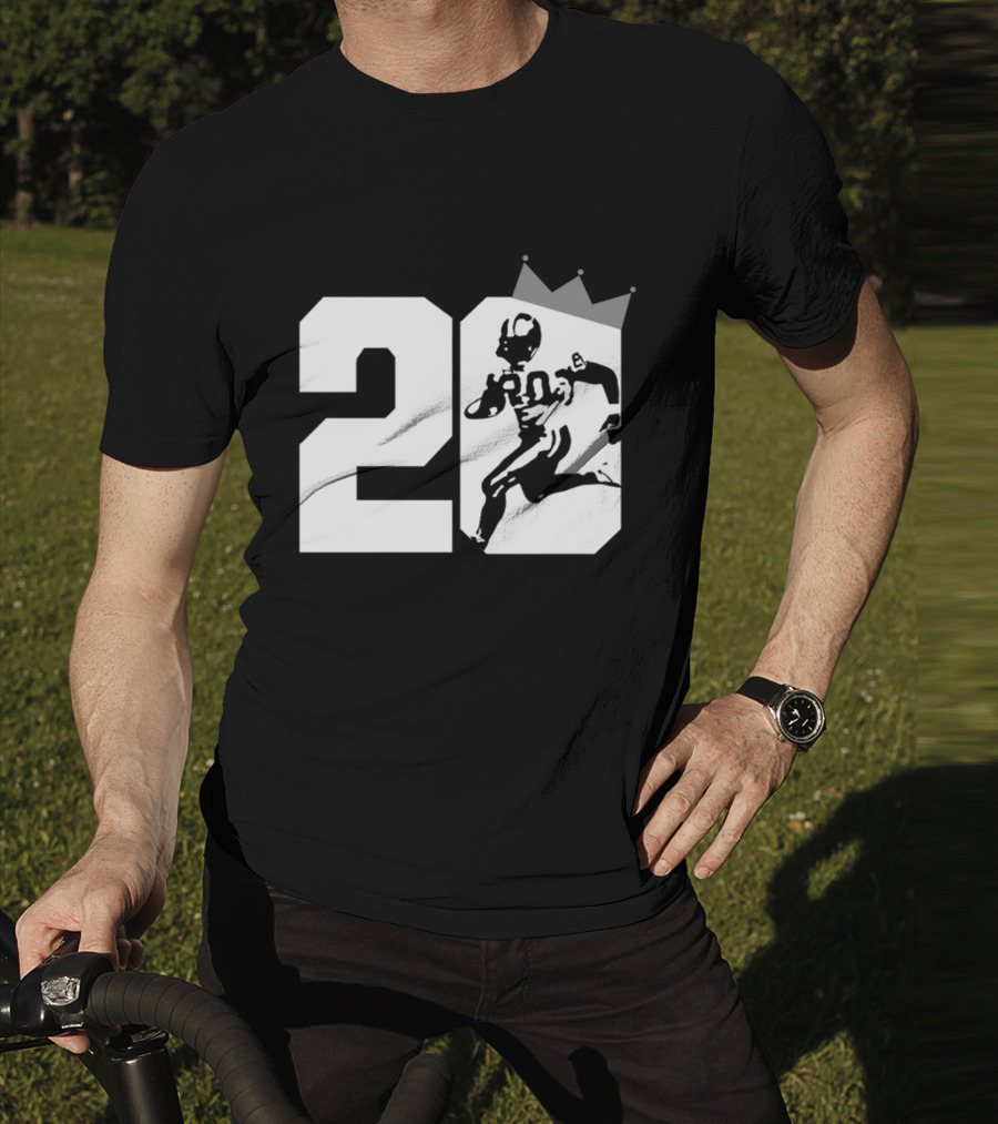 Eminem Barry Sanders 20 King Football Legend T-Shirt