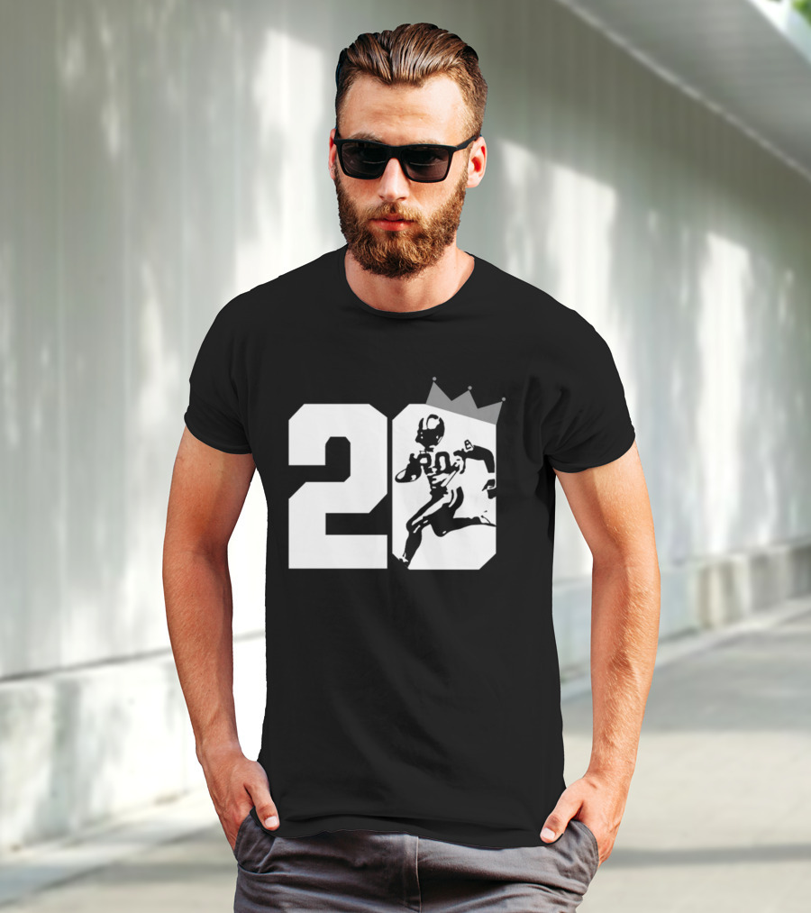 Eminem Barry Sanders 20 King Football Legend T-Shirt
