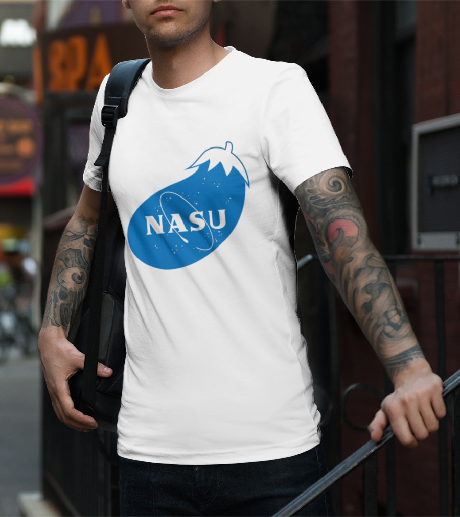 NASA Eggplant Nasu Space T-Shirt