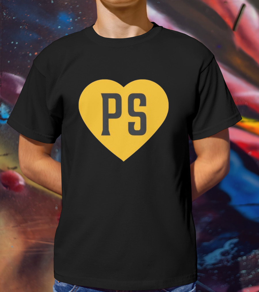 Peter Seidler PS Yellow Heart T-Shirt
