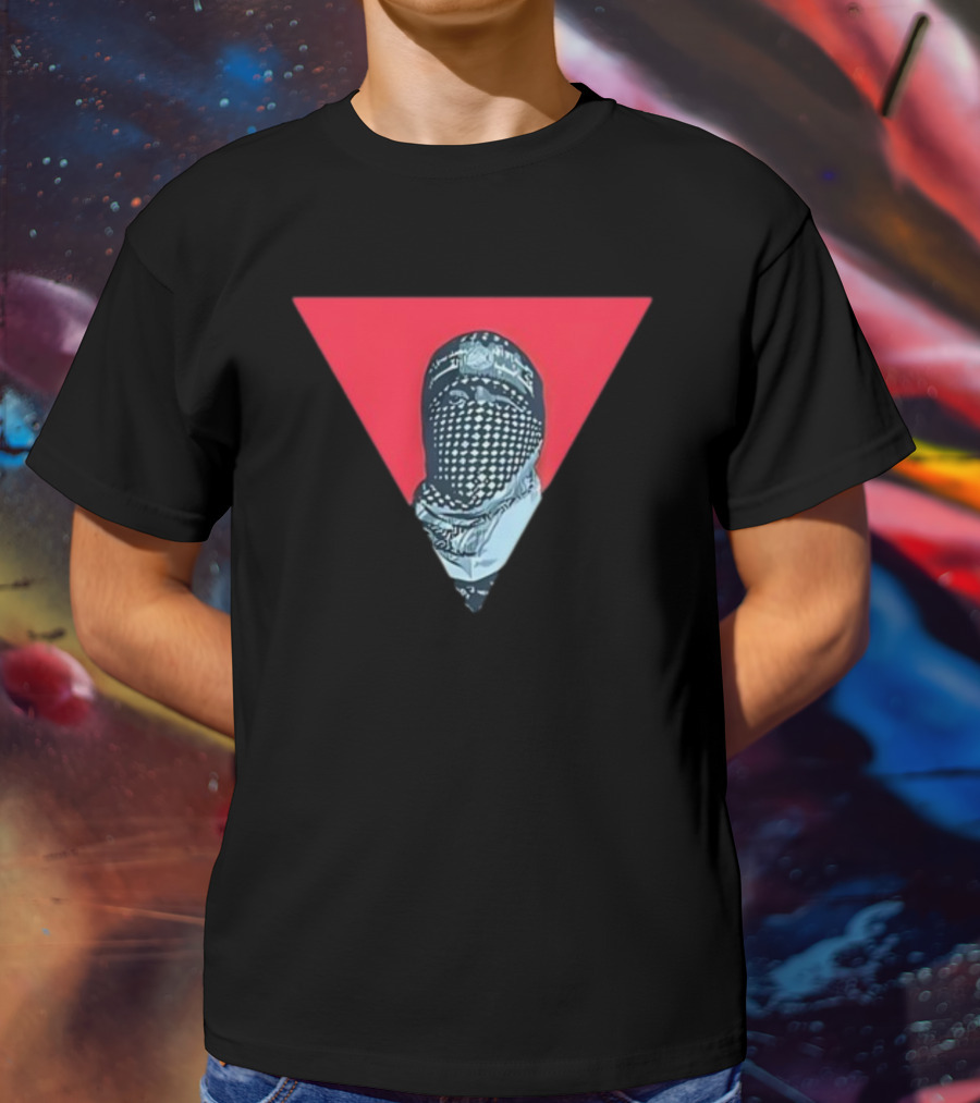 Sprinter99800 Symbol Of Pride And Resistance Red Triangle Masked Figure T-Shirt