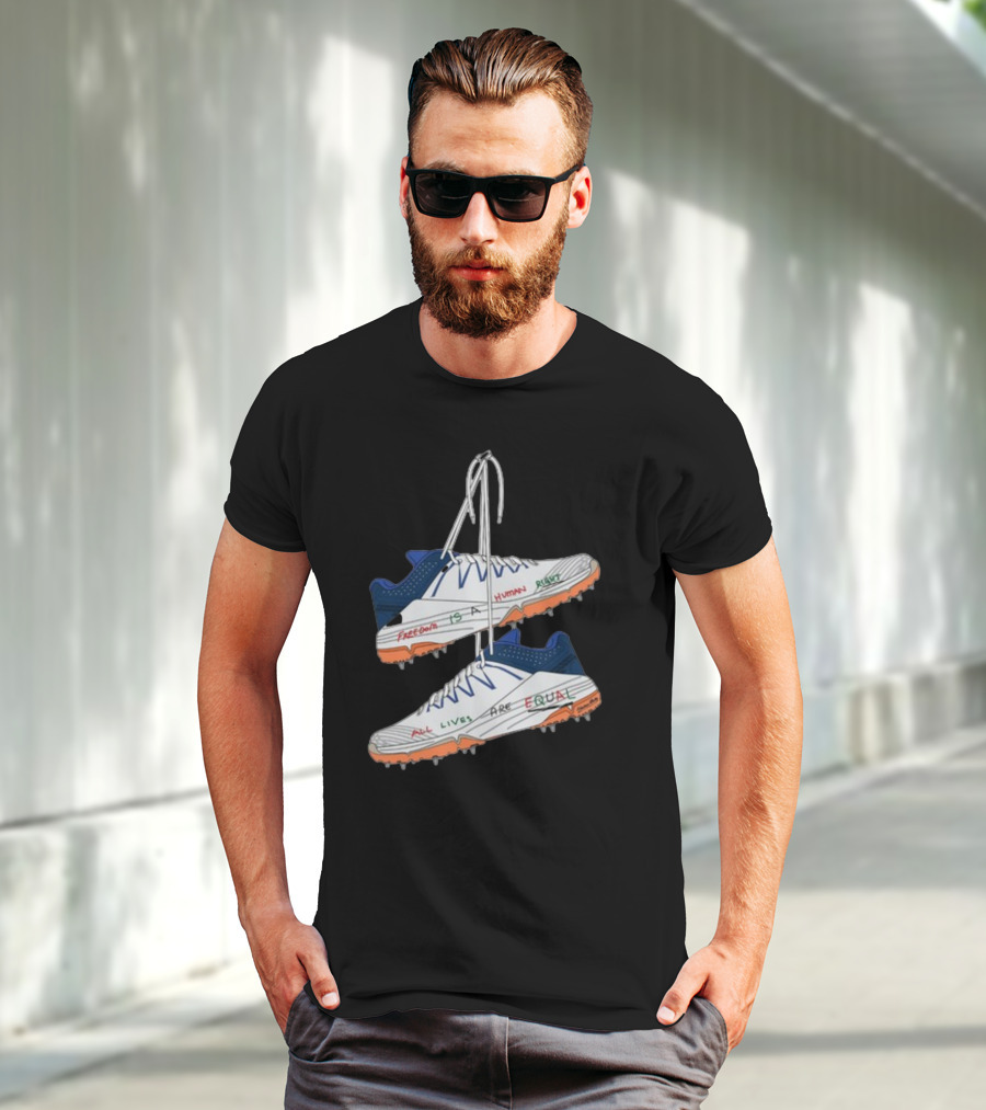 Freedom Is A Human Right All Lives Are Equal Cleats T-Shirt