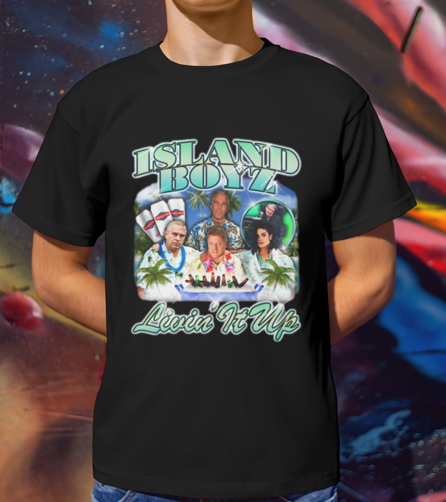 Island Boyz Livin It Up With Tropical Vibes And Friends T-Shirt