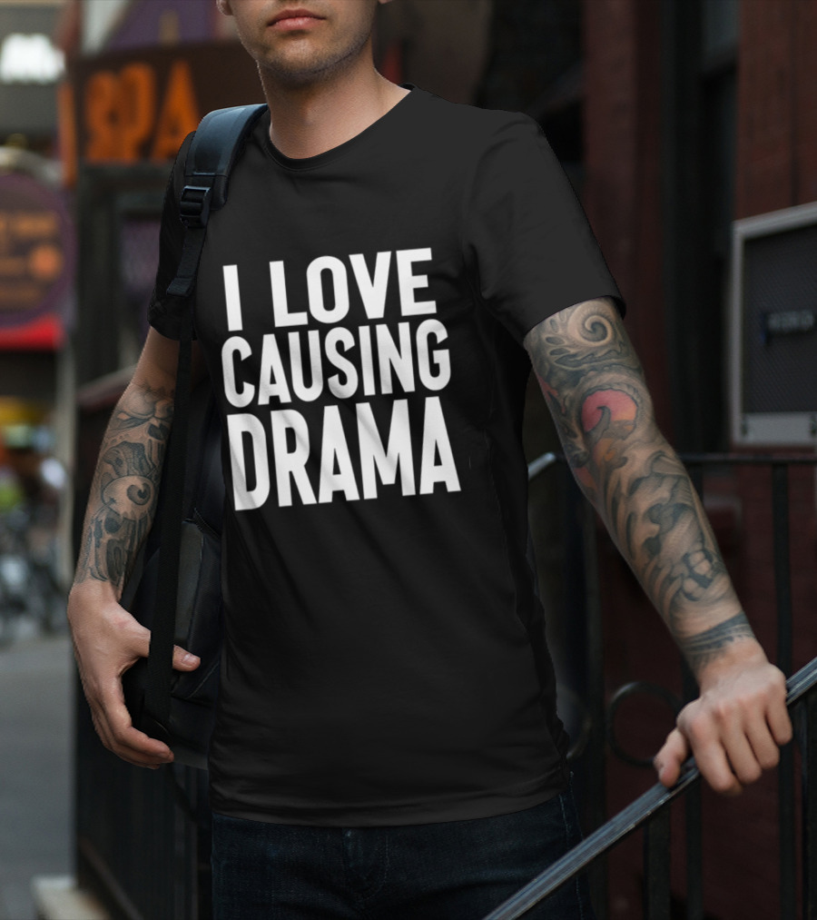 Jaded London I Love Causing Drama T-Shirt