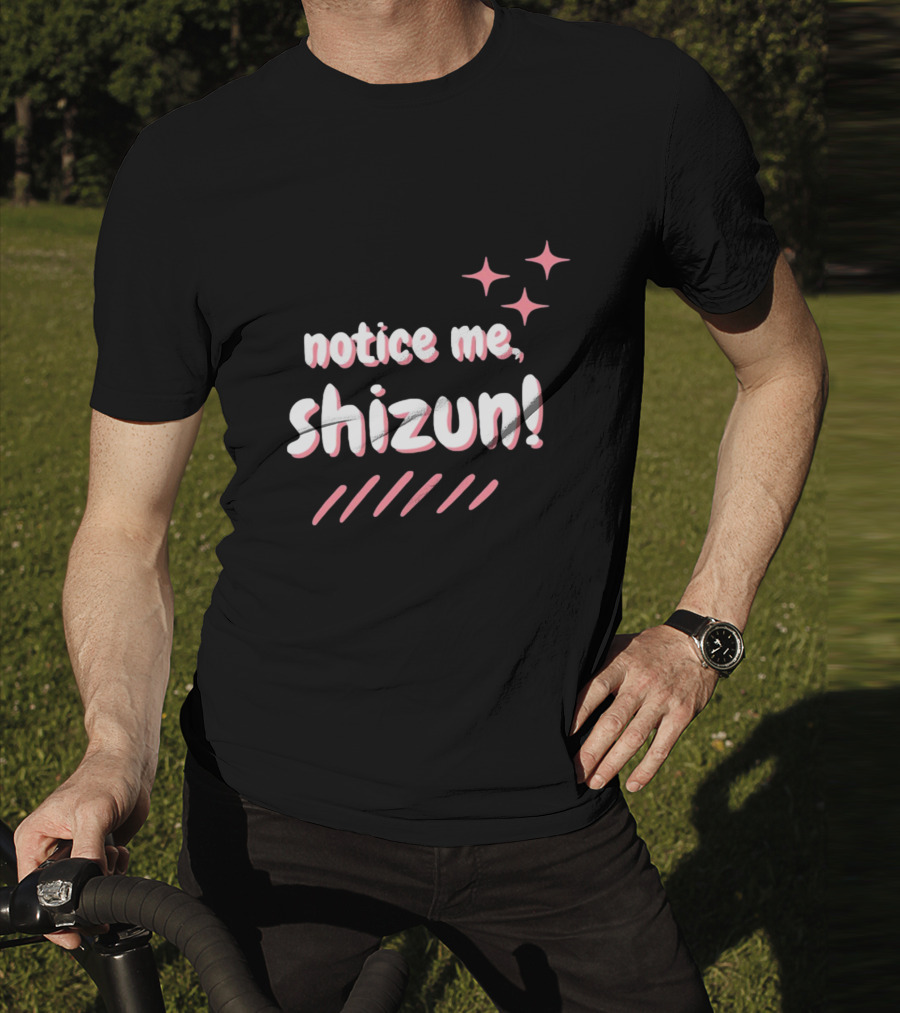 Notice Me Shizun Stars Pink Stripes T-Shirt