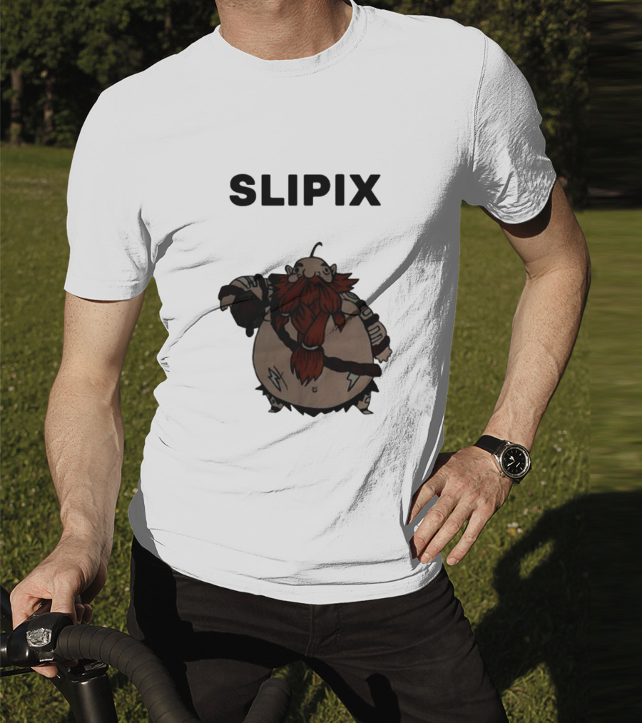 Slipix Tds Character Bold Bearded Figure T-Shirt