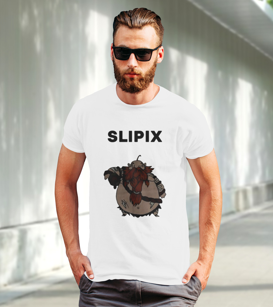 Slipix Tds Character Bold Bearded Figure T-Shirt