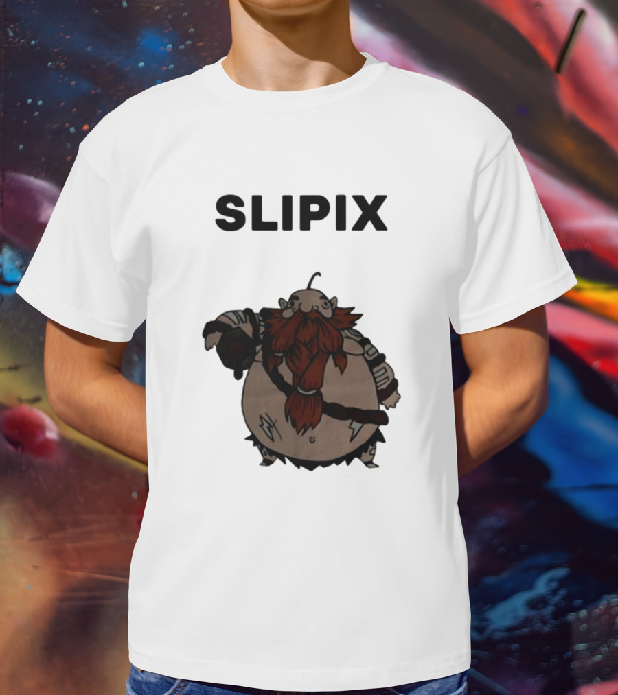 Slipix Tds Character Bold Bearded Figure T-Shirt