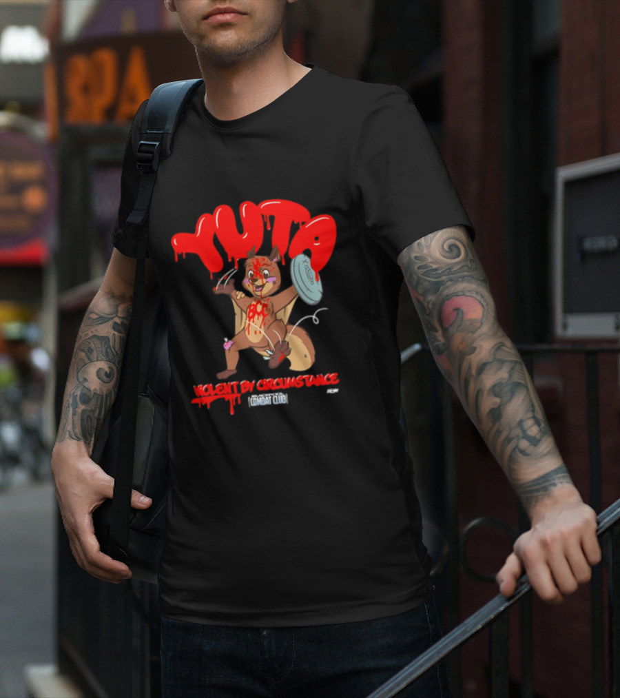 Yuta Violent By Circumstance BCC Combat Club Cartoon T-Shirt