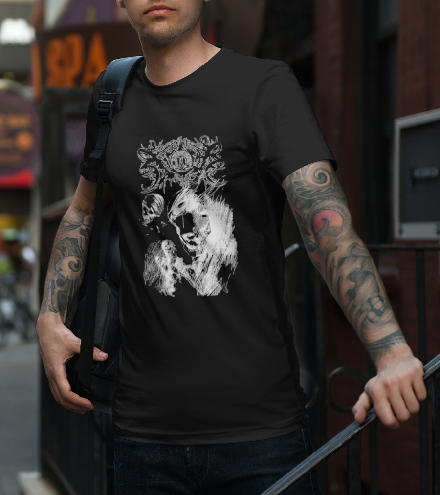 Xasthur Morbid Sketches Abstract Dark T-Shirt