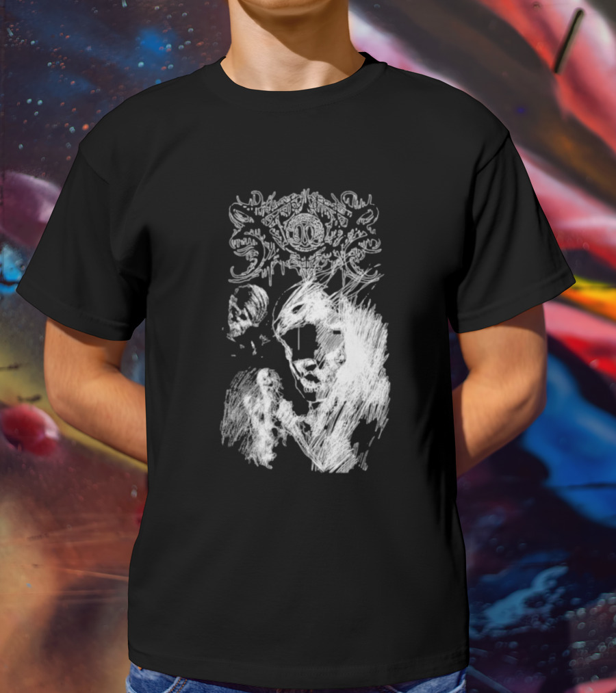 Xasthur Morbid Sketches Abstract Dark T-Shirt