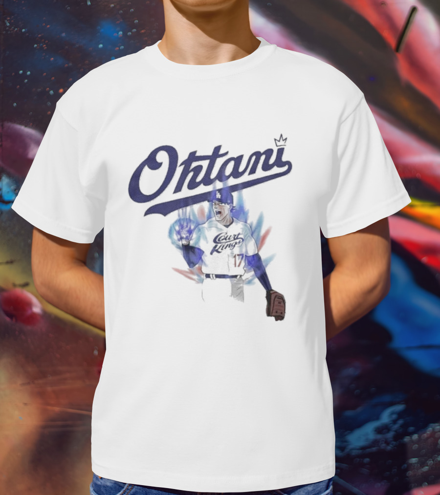 Los Angeles Dodgers Ohtani Court King Dragon Ball T-Shirt