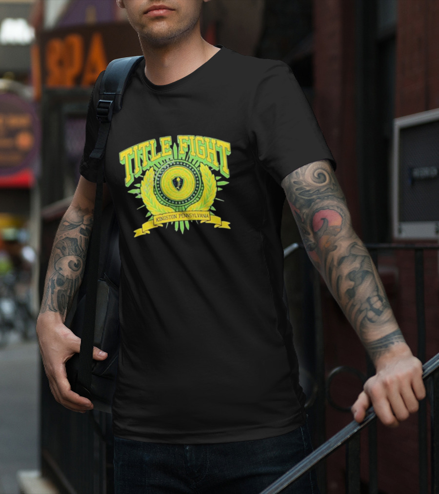 Title Fight Kingston Pennsylvania Crest T-Shirt