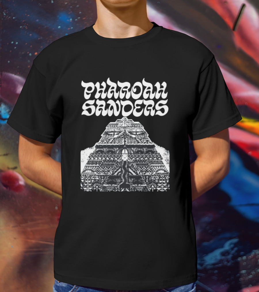Pharoah Sanders Pyramid Artwork Psychedelic T-Shirt