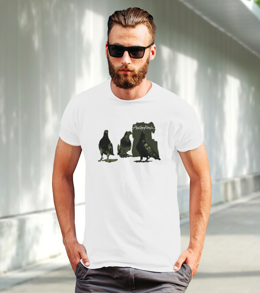 Aesop Rock Pigeonometry Three Pigeons T-Shirt