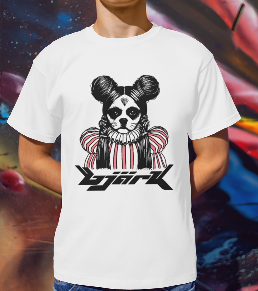 Bjark Sthtgohard Monochrome Dog T-Shirt